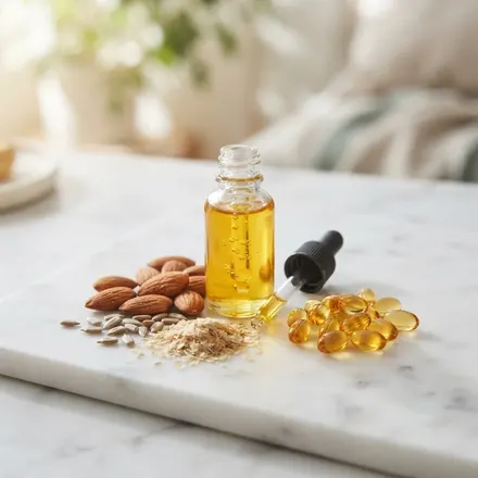 Vitamina E (Tocoferol), componente de la fórmula de Bururan